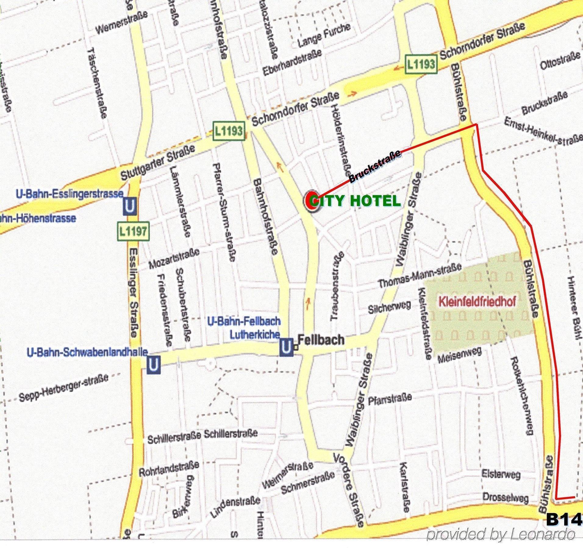 City Hotel Fellbach 24H Check-In Exteriör bild
